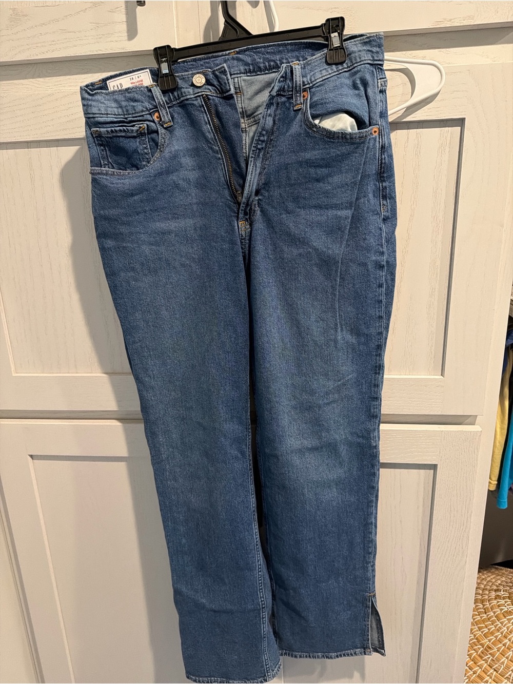 Gap Women’s Straight-Leg Blue Jeans